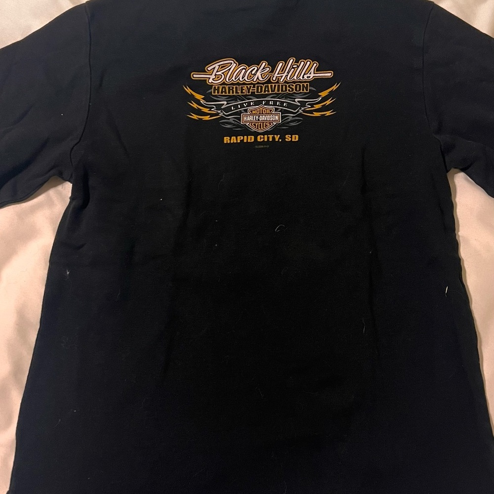 Thrifted Harley Davidson 3/4 sleeve shirt